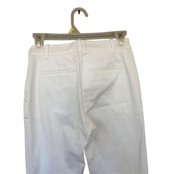 Pinko Womens White Slim Fit Classic Tapered Trousers Dress Pants Size 38 - Picture 13 of 14